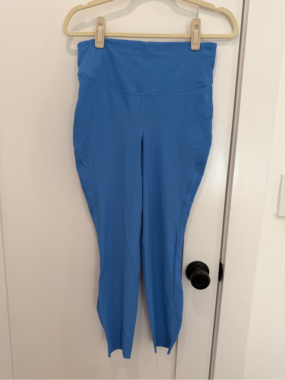 Lululemon Royal Blue Wunder Train High-Rise Ribbed Tight 25”